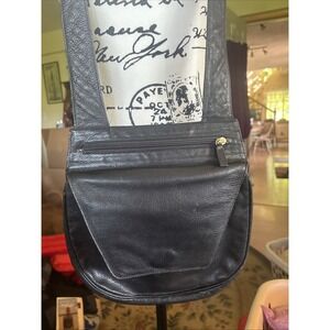 JP Ourse CIE Traveler Messenger Crossbody Bag Leather Handbag Bolivia Black